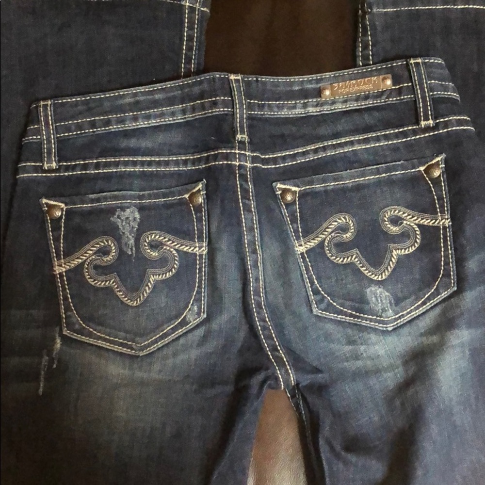 Express Boot Cut Jeans. REROCK Line. - Picture 4 of 5